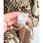 Retrofête Retrofete | Eleanor Velvet Snake-Print Cocktail Dress | Gold Snake | Sz XS Photo 8