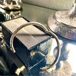 J.O.A. NWOT Vintage Rivers Woman’s Pave Rhinestone Gold Bangle Bracelet Photo 4