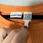 Newport News Orange Ribbed Tee Photo 2