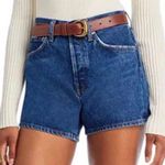 AGOLDE Parker High Rise Denim Shorts Photo 0