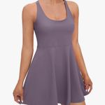 Iuga Activewear Mini Dress Shorts Underneath Tennis Golf Workout Dress Purple S Photo 0