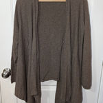 Bryn Walker  Cotton Hi-Low Shrug Women's Small Brownish Gray Photo 0