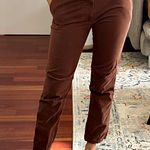 Nili Lotan Womens Pants French Military Brown Rust size 6 cotton Photo 0
