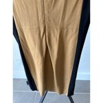 Victor Alfaro Tan Black Color Block Dress Size Medium Cap Sleeve Photo 4