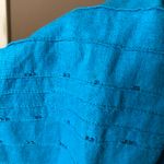 Karin Stevens Linen Blend Beaded Sleeveless MIDI Dress Blue Size 22W Photo 6