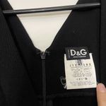 Dolce & Gabbana  wool black knit sleeveless vneck midi dress size US 6 Photo 4