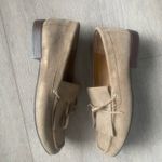 Donald Pliner  Breezy Loafers‎ Metallic Taupe Suede Tassel Size 7 Photo 4