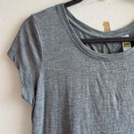 Lole Löle Dress Grey Twist Back Short Sleeves Athletic Dress Sz L GUC Photo 3