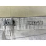 Seven7  Women's White Cropped Jeans Easy Fit Size 16 SKU 5175 Photo 6