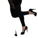 Miu Miu Elegant Black Peep-Toe Suede Stiletto Platform Heels 38.5 Photo 1