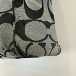 Coach Daisy Signature Tote Shoulder Bag Black Gray M Classic Style Photo 11