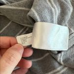 Banana Republic  Stretch Cotton Cardigan Gray/White Stripe Size Medium Photo 5