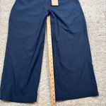 CALIA by Carrie Underwood Womens Wide Leg Pants Dark Navy Size S Lightweight Blue Photo 1