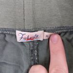 Faherty  Cord Patch Pocket Short Tencel Linen Blend Shorts Green Women XL Pull On Photo 2