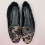 Donald J Pliner Size 8 Smoking Loafer Dendasp Metallic Brocade Slippers Flats Gray Photo 9