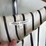 After Market Striped Puff Sleeve Black & White Vertical Blouse Size Small Photo 4