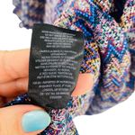 Maeve Anthropologie  Drop Waist Zig Zag Swing‎ Dress Size S Dark Blue Multicolor Photo 7