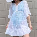 White House | Black Market  Sheer Kimono Sleeve Babydoll Beach Coverup S/M Photo 1