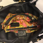 B Makowsky  BLACK LEATHER PURSE Photo 4