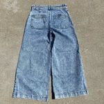 Free People  Acid Wash Retro Colette Wide Leg Jeans size 29 Photo 5