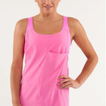 Lululemon  Run For Your Money Racerback Tank Top Pow Pink Light Size 4 Barbie Photo 0