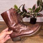 Mossimo Supply Co. Cassie Faux Leather Moto Side Zip Combat Boots Brown Size 8 Photo 3