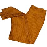 Golden Yellow Athletic Leggings Women’s Size Small / Medium Fitness Workout Fit! Gold Photo 0