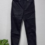 Banana Republic high rise slim wax coated jeans Black Size undefined Photo 0