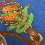 Ralph Lauren Lauren  Multi Equestrian Print Roundneck Casual Pullover Blouse Sz M Photo 7