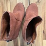 Lucky Brand Brown Leather Block Heel Ankle Boots Size 7M Photo 8