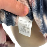 Chaser Linen French Terry Raglan Half Zip Hoodie In Tie Dye Pink Size Large Photo 10