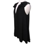 Amanda Uprichard x Revolve Belle Ruffle Black Dress M EUC Photo 3
