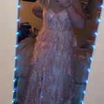 Prom Dress Pink Size 14 Photo 1