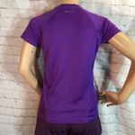 Champion Double Dry Purple Tight Workout Tee S Photo 5