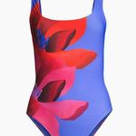 Farm Rio  Watercolor Floral One-Piece Swimsuit size small Photo 0