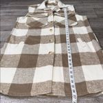 Ashley by 26 International  Checkered Outerwear Botton-Down Long vest/Shacket Photo 6