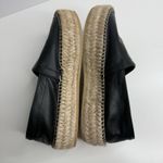 Scarosso Women's Black Leather Espadrilles Size 36 (US 6) Made In Italy Photo 4