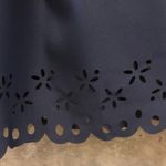 Look Me Love Me | Navy Blue Skater Mini Skirt Photo 4