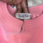 Vanity Fair  pink 3/4 sleeve 1/2 zip duster sz Medium Photo 2