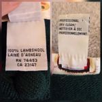 Talbots 100% Lambswool Vintage Christmas Santa Holiday Cardigan Sweater Size M Photo 3