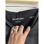 Alexander Jordan Plaid Cropped‎ Pants Womens M Mid Rise Tummy Control Slimming Black Size M Photo 4