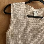 Nicola cream satin tank top size large Photo 3