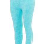 NWT Crowned Athletics Snowflake Queen Leggings Medium Blue Photo 4