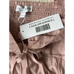 Baltic Born NWT Agatha Maxi Dress Womens Small Mauve Tie Front Smocked Tiered Photo 3