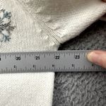 Vintage Koret Knit Cardigan Sweater Snowflakes Holiday Sequin Embroidered W LP White Size undefined Photo 5