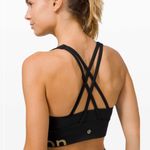 Lululemon  Energy Bra High Neck Long Line Zip Black Size 8 Photo 5