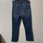 MOTHER The Triple Stack Insider Ankle Jeans In Chick Flick Size 28 Medium Wash Blue Photo 2