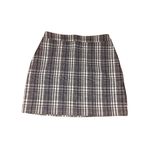Nine West Black, White & Blue Plaid Skirt – Size M Photo 1