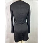WAYF  LONG SLEEVE WRAP DRESS with Mini tulip skirt. In black. Size S. NWOT Photo 3