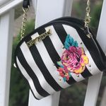 Betsey Johnson πΊππππ striped flower purse π Photo 1